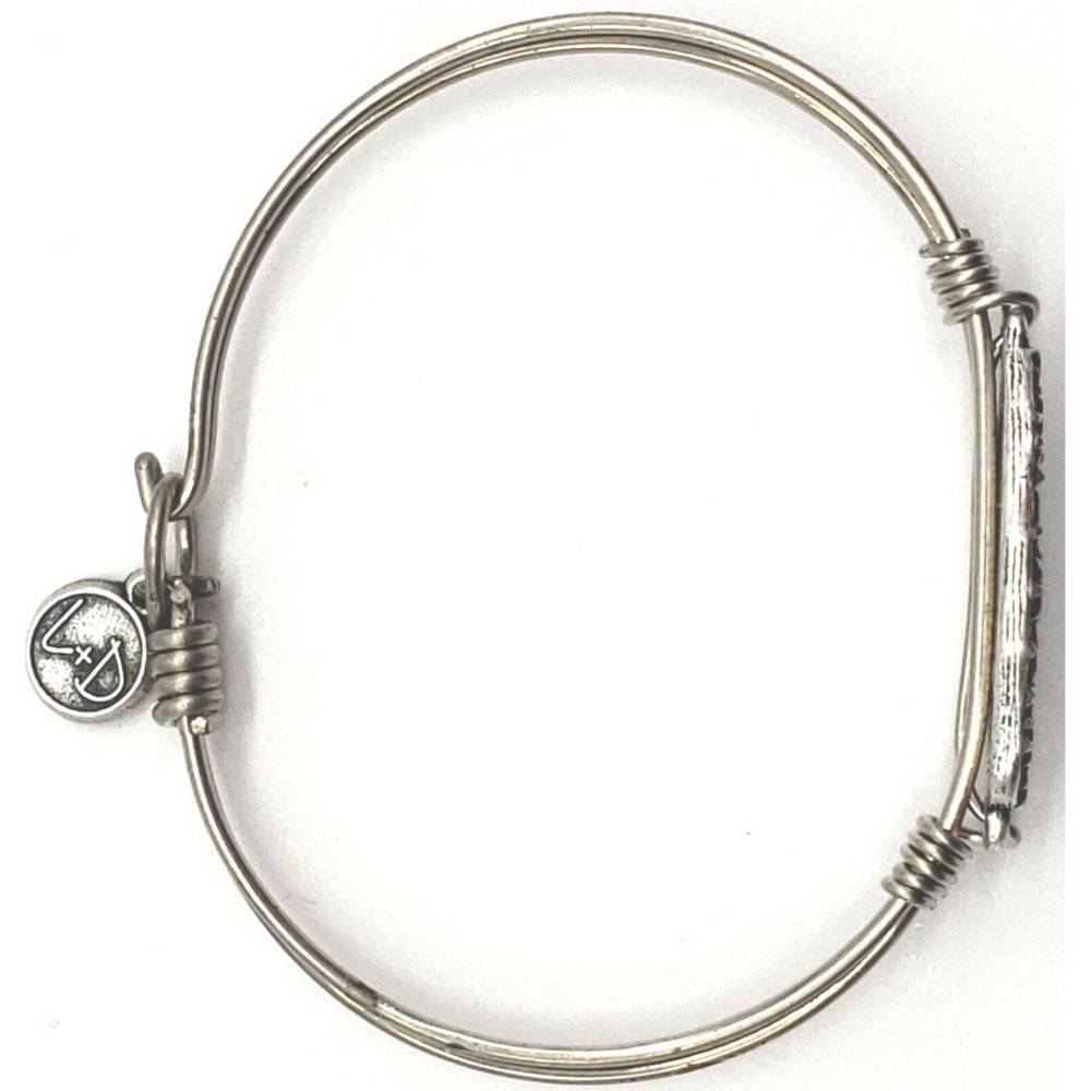 Silvertone Luca And Danni Bangle Snowflake Bracel… - image 3